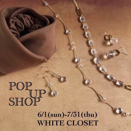 【information🗝】  6/1(日)より2ヶ月間「draws」POP UP SHOP開催！