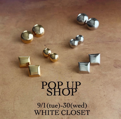  【information🗝】9月“draws” POP UP SHOP 開催のお知らせ💍