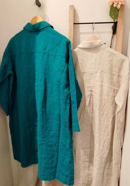 ナチュラルリネンコート入荷致しました！