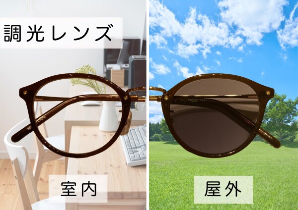 レンズの色が変化するレンズ！？