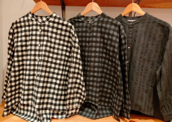 新作ドビーチェック柄シャツ入荷致しました！