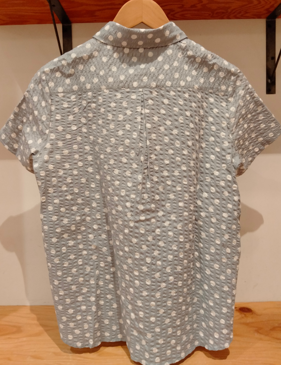 ドット柄半袖シャツ入荷致しました！